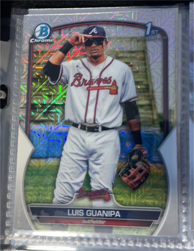2023 Bowman Chrome #BCP-200 Luis Guanipa — front