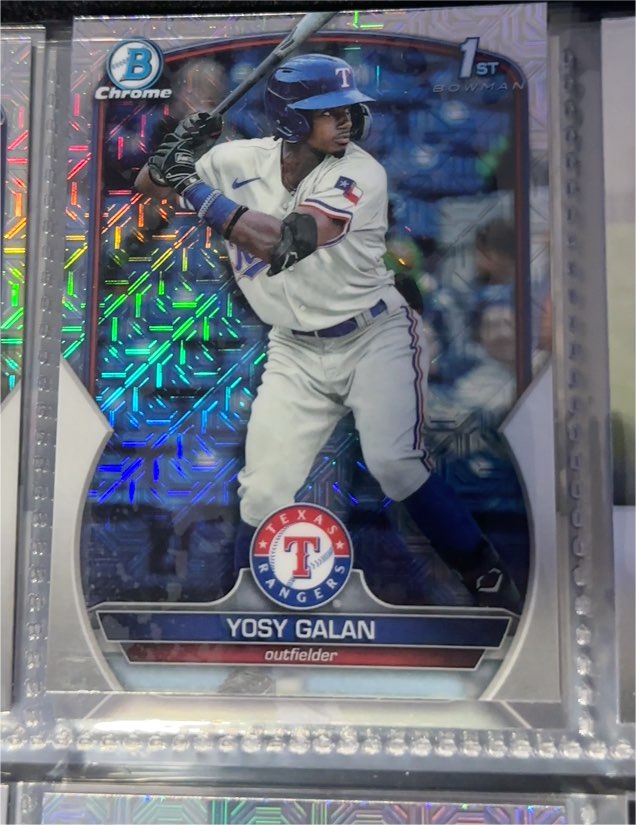 2023 Bowman Chrome #BCP-221 Yosy Galan — front