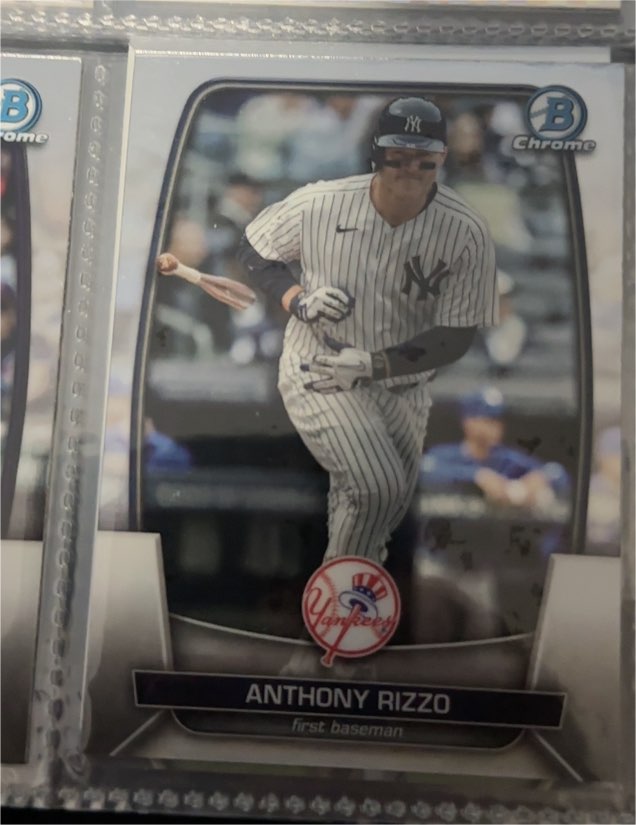 2023 Bowman Chrome #66 Anthony Rizzo — front