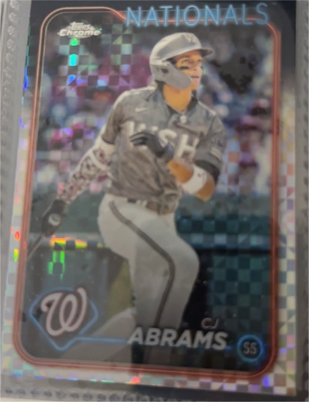 2024 Topps Chrome #247 CJ Abrams — front