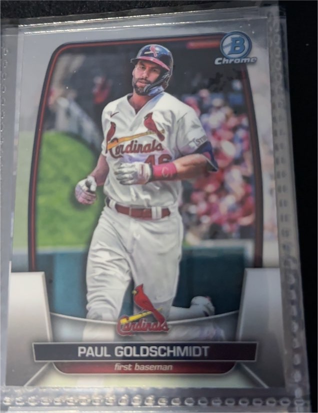 2023 Bowman Chrome #34 Paul Goldschmidt — front