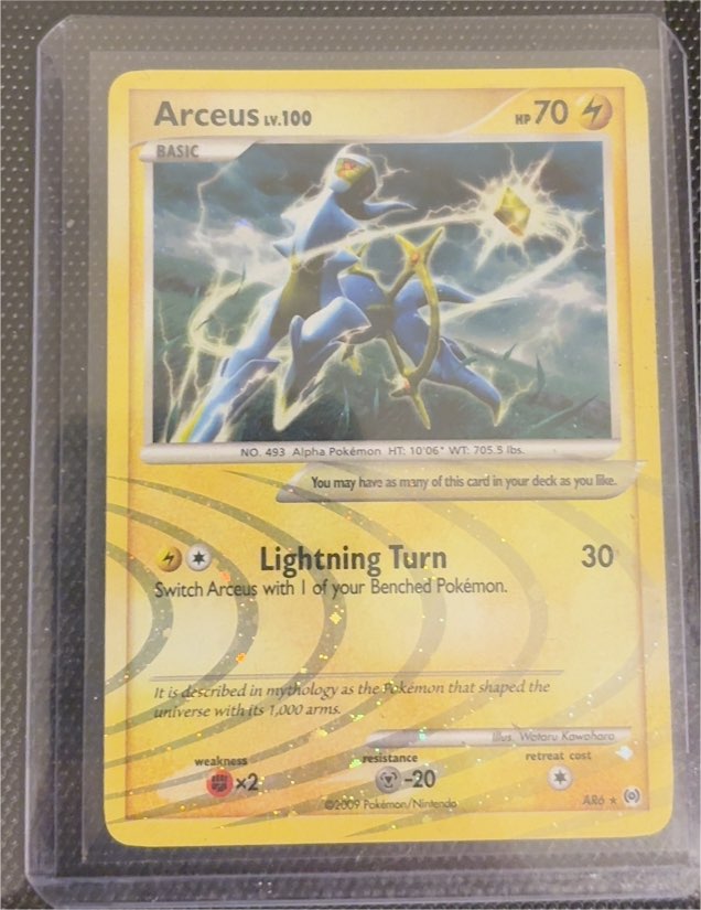 2009 Pokémon Platinum #AR6 Arceus — front