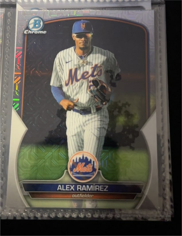2023 Bowman Chrome #BCP-211 Alex Ramirez — front
