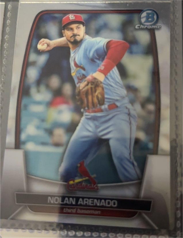 2023 Bowman Chrome #62 Nolan Arenado — front