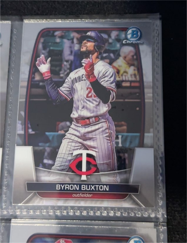2023 Bowman Chrome #80 Byron Buxton — front