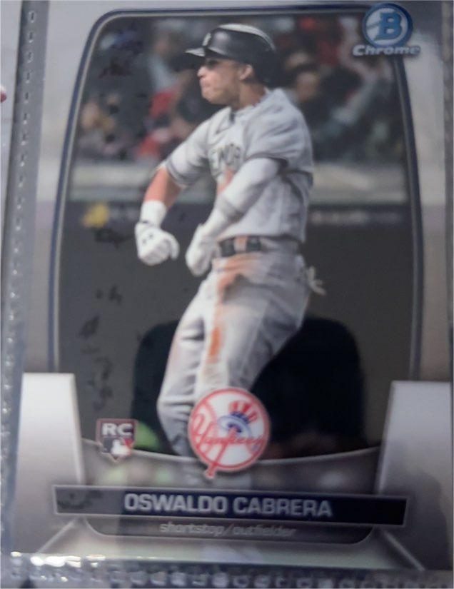 2023 Bowman Chrome #33 Oswaldo Cabrera — front