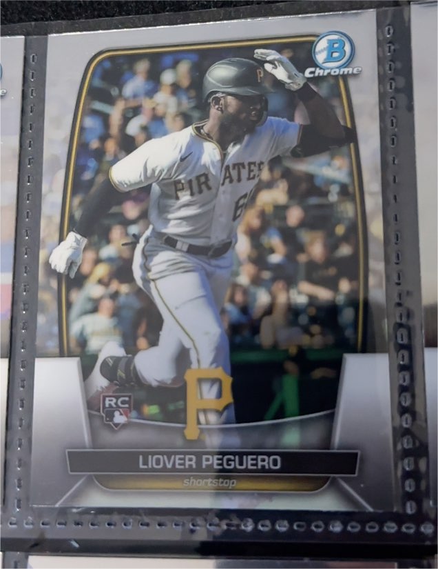 2023 Bowman Chrome #72 Liover Peguero — front