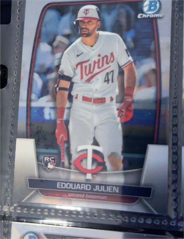 2023 Bowman Chrome #1 Edouard Julien — front