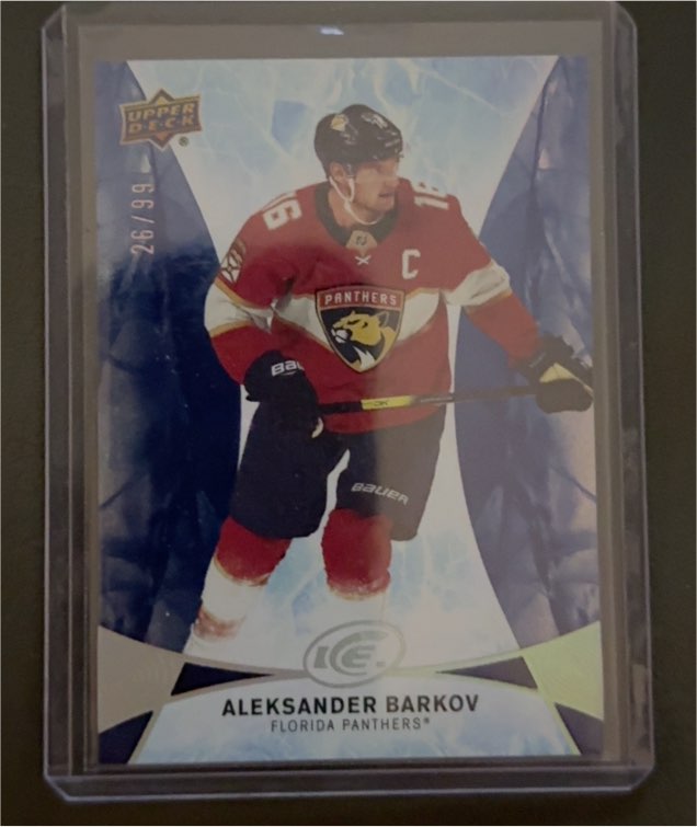 2020-21 Upper Deck Ice #16 Aleksander Barkov — front