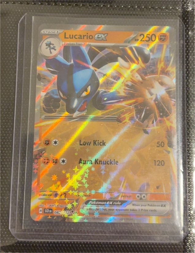 2024 Pokémon SV07 Stellar Crown #82 Lucario ex — front