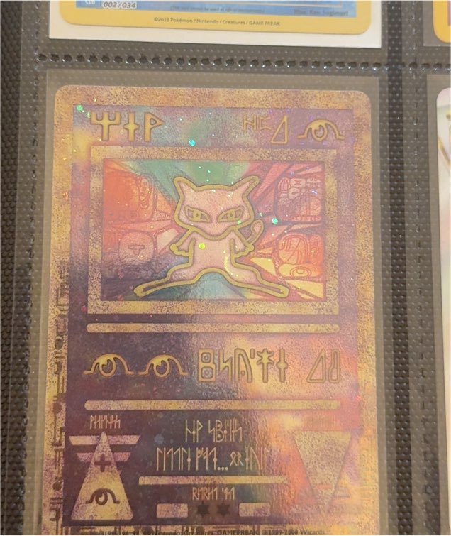 2000 Pokémon #0 Ancient Mew — front