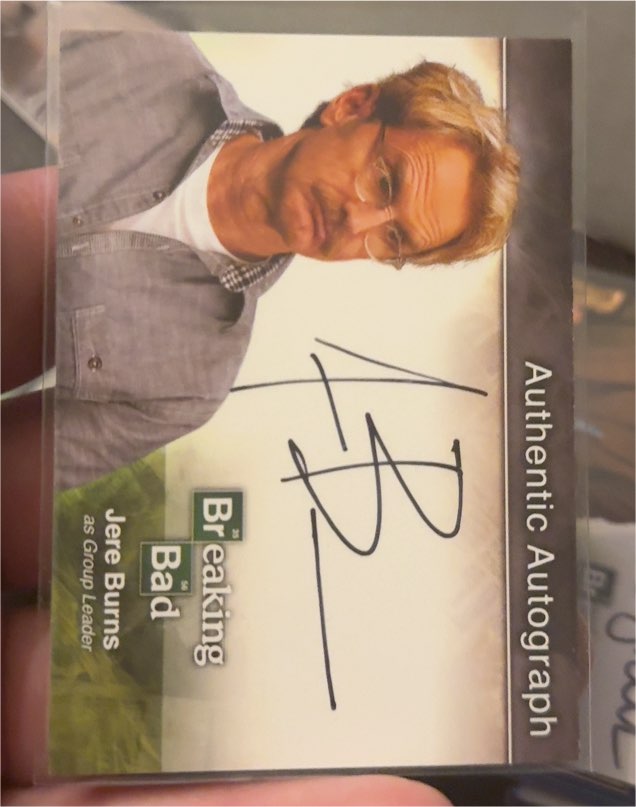 2014 Cryptozoic Breaking Bad #A19 Jere Burns — front