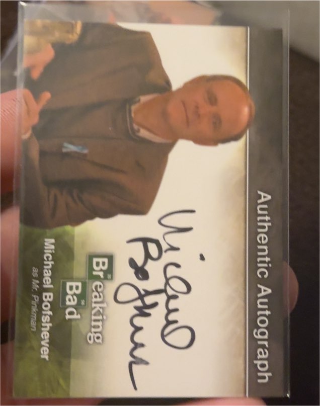2014 Cryptozoic Breaking Bad #72 Michael Bofshever Autograph — front