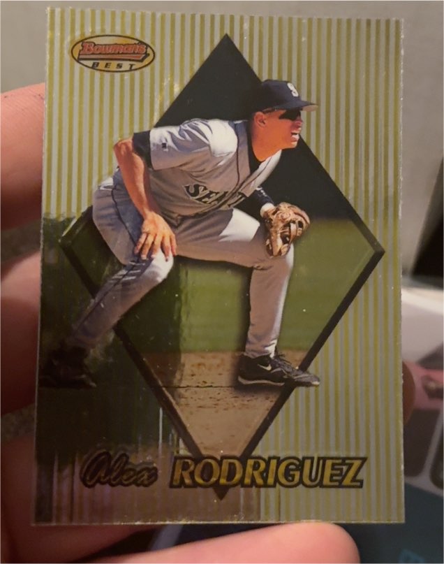 1999 Bowman's Best #50 Alex Rodriguez — front