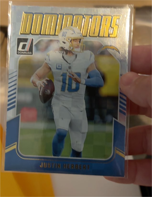 2024 Donruss Dominators #6 Justin Herbert — front