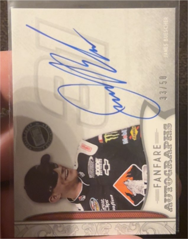 2011 Press Pass Fanfare Autographs #33 James Buescher — front
