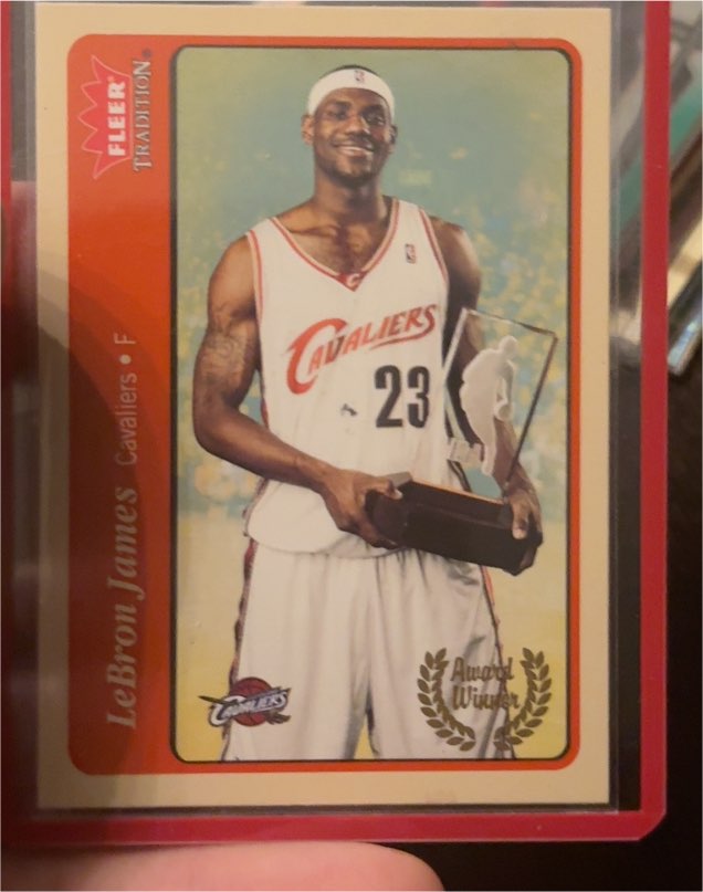 2004-05 Fleer Tradition #210 LeBron James — front