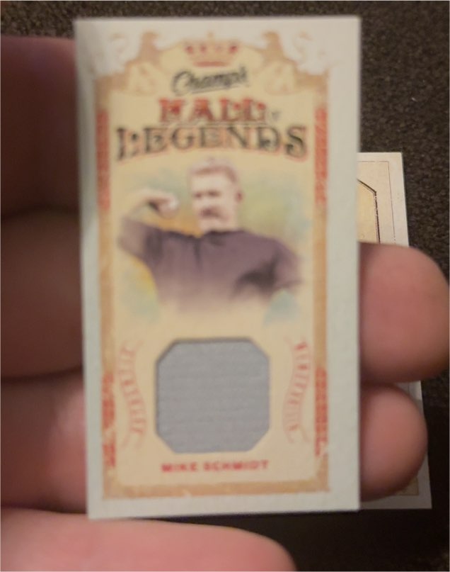 2009-10 Upper Deck Champs Hall of Legends Mike Schmidt — front