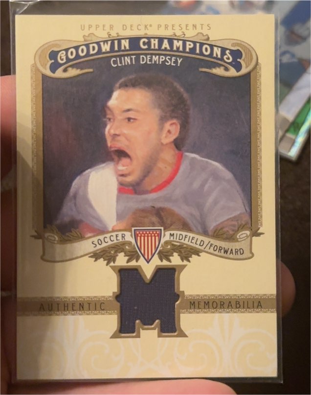 2012 Upper Deck Goodwin Champions Clint Dempsey — front
