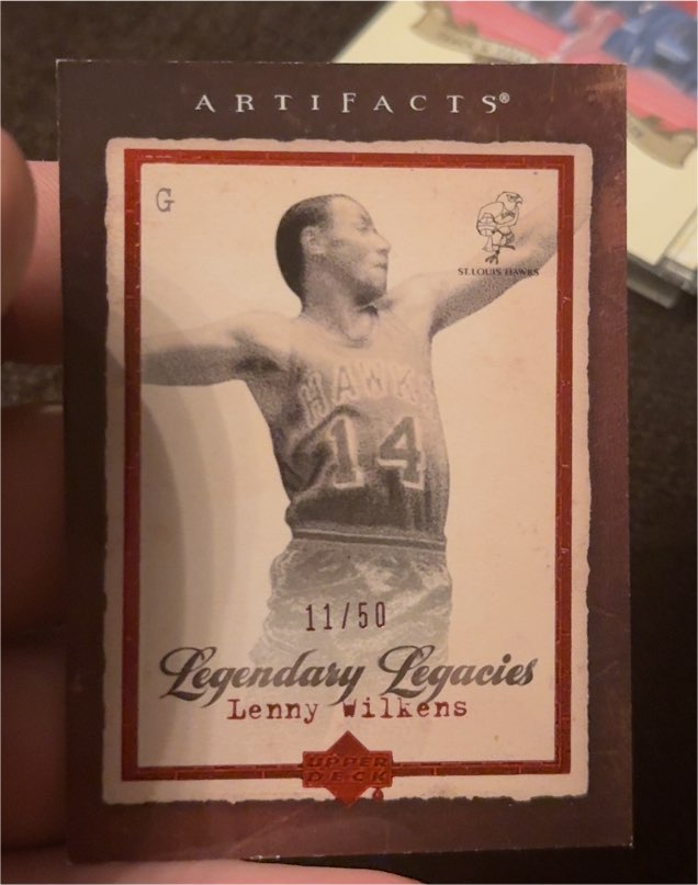 2007-08 Upper Deck Artifacts Legendary Legacies #184 Lenny Wilkens — front