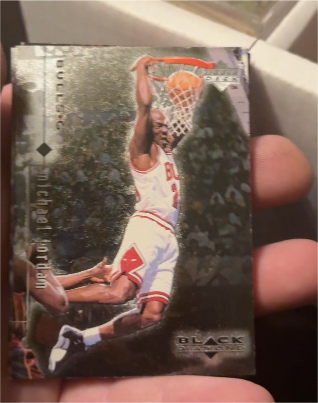 1998-99 Upper Deck Black Diamond #13 Michael Jordan — front