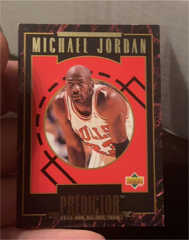 1995-96 Upper Deck #R4 Michael Jordan Predictor — front
