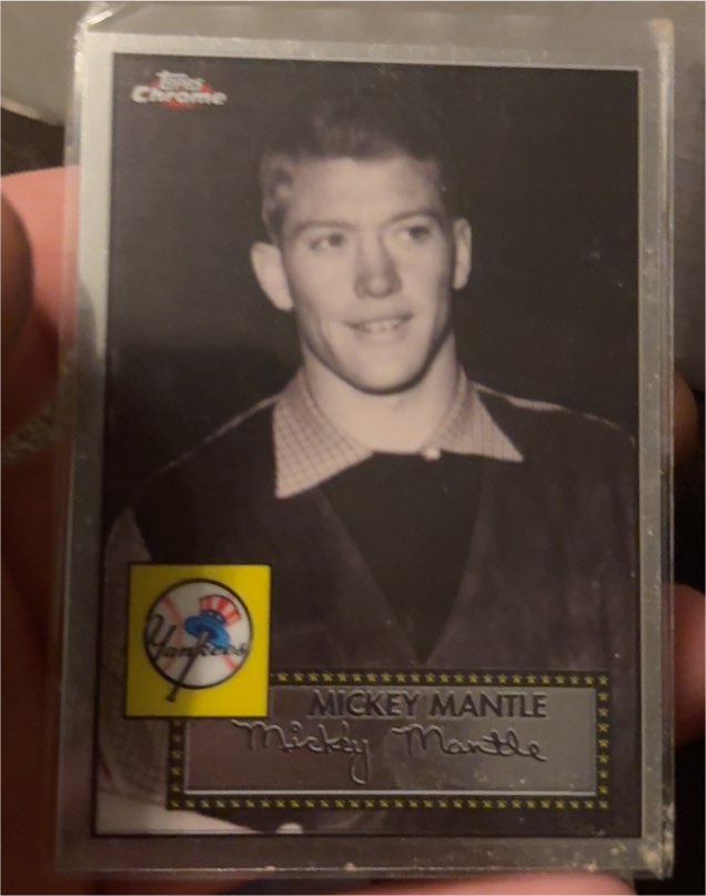2007 Topps Chrome #MMS7 Mickey Mantle Mickey Mantle Story — front