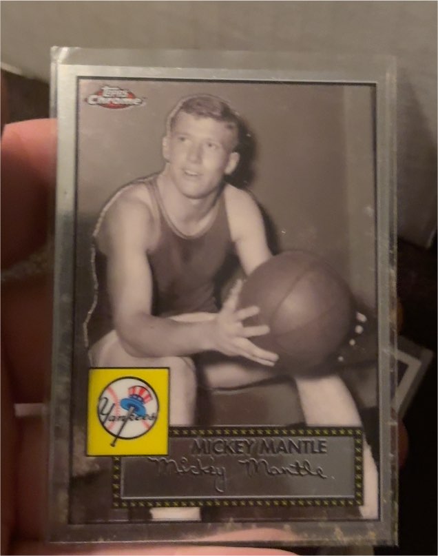 2007 Topps Chrome Mickey Mantle Story #MMS6 — front