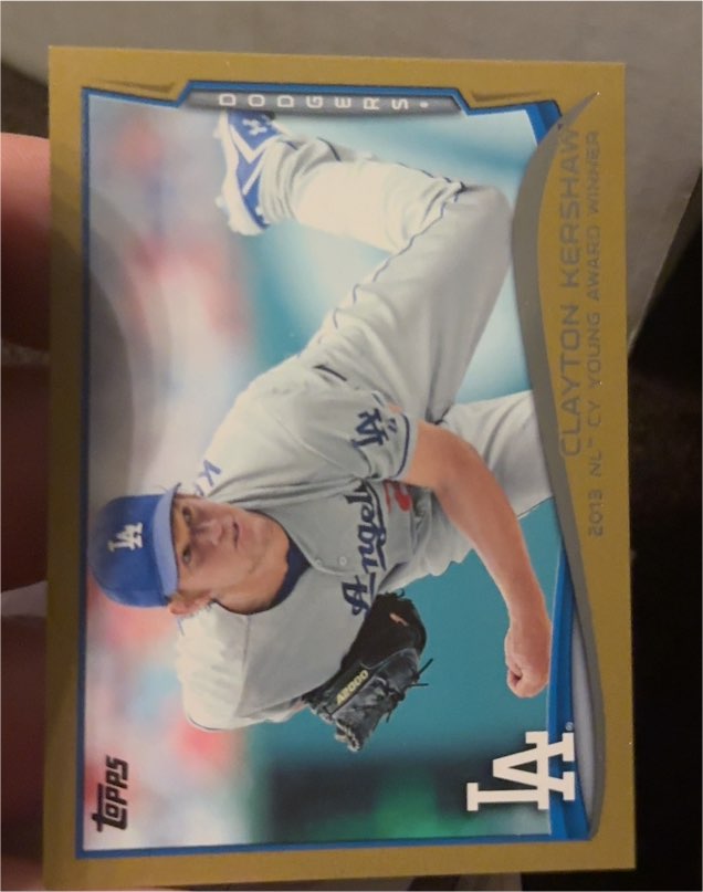 2014 Topps #604 Clayton Kershaw — front
