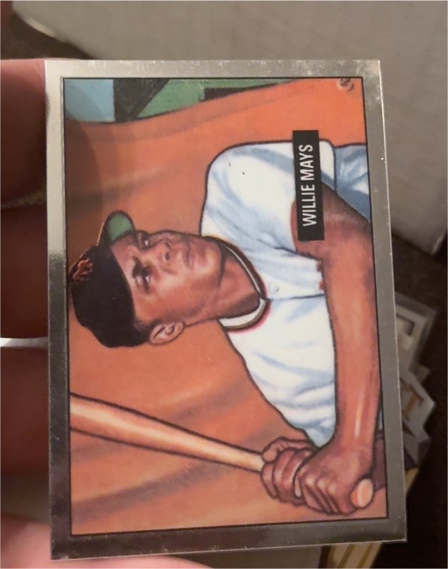 1951 Bowman #305 Willie Mays — front