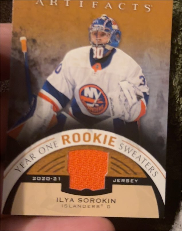 2020 Upper Deck Artifacts #RS-IS Ilya Sorokin — front