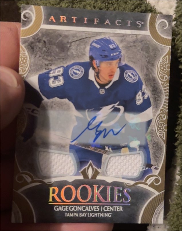 2024-25 Upper Deck Artifacts #93 Gage Goncalves — front
