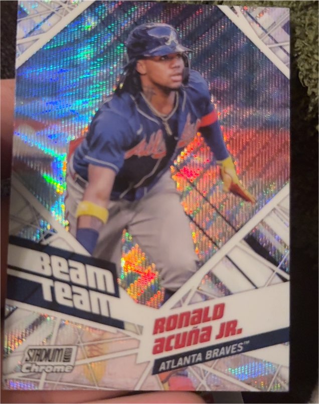 2021 Topps Stadium Club Chrome #BTC-11 Ronald Acuña Jr. — front