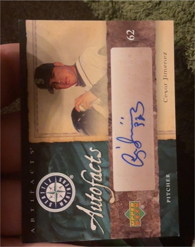 2007 Upper Deck Artifacts Autofacts #62 Cesar Jimenez — front