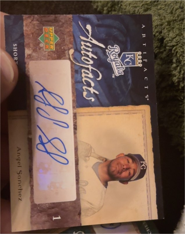 2007 Upper Deck Artifacts Autofacts #AF-AS Angel Sanchez — front