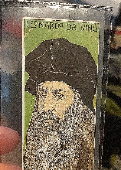 1899 Stollwerck #1 Leonardo Da Vinci — front