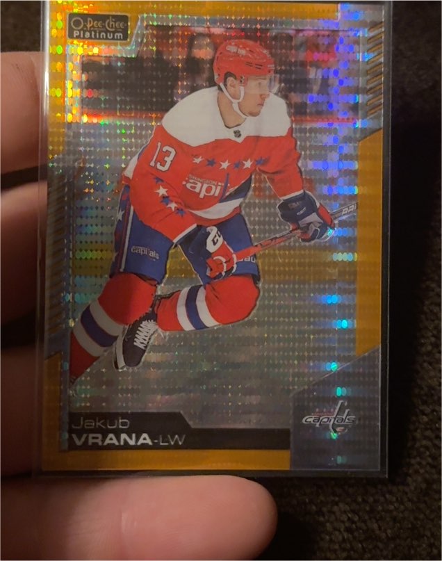 2020-21 O-Pee-Chee Platinum #135 Jakub Vrana — front