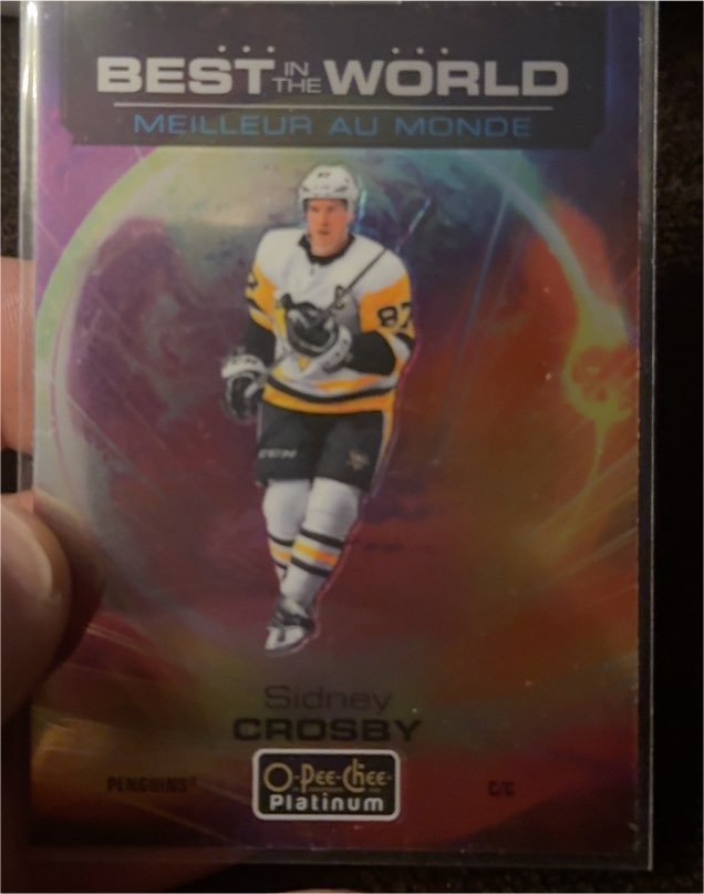 2020-21 O-Pee-Chee Platinum #BW-3 Sidney Crosby — front
