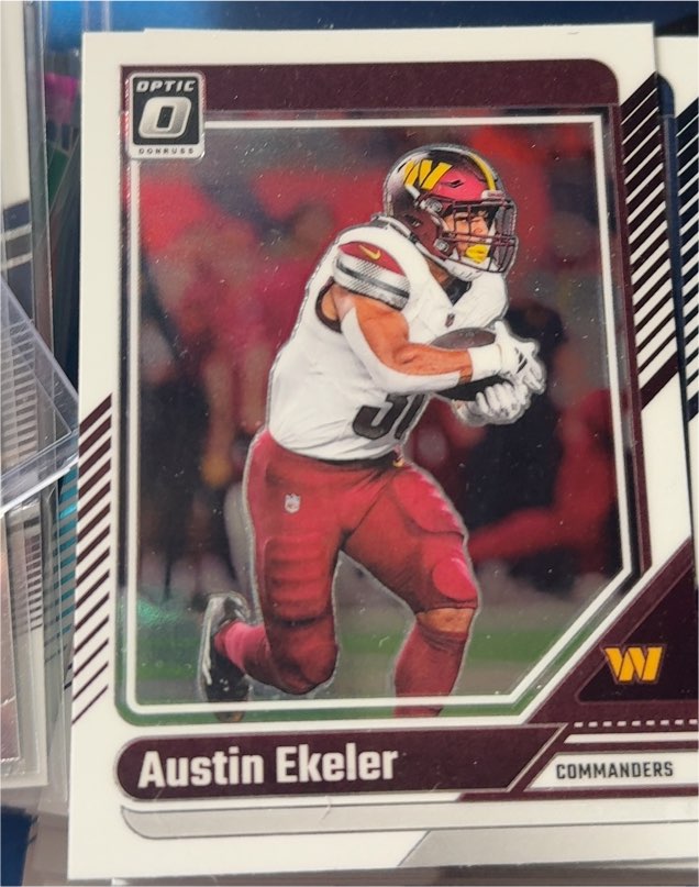 2024 Donruss Optic #198 Austin Ekeler Washington Commanders — front