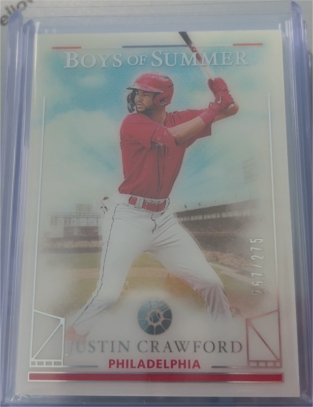 2024 Panini Boys of Summer #62 Justin Crawford — front