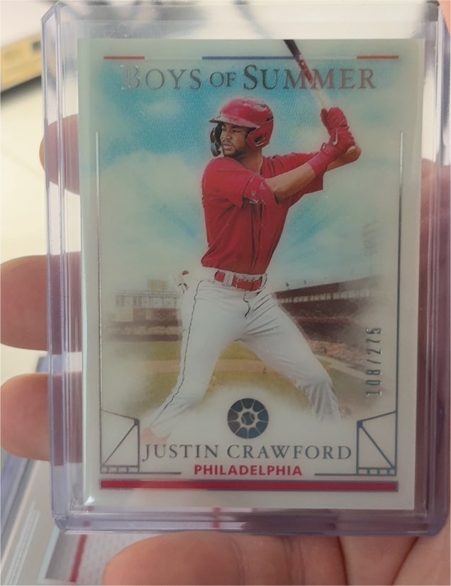 2024 Panini Boys of Summer #108 Justin Crawford — front