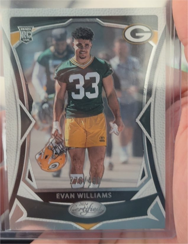 2024 Panini Certified #185 Evan Williams — front