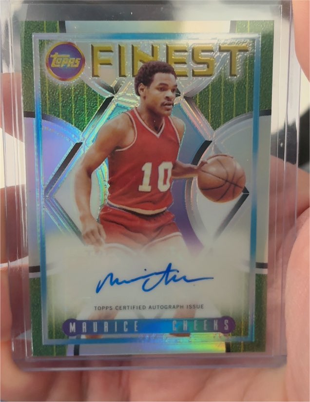 2024 Topps Finest #FLA-MC Maurice Cheeks — front