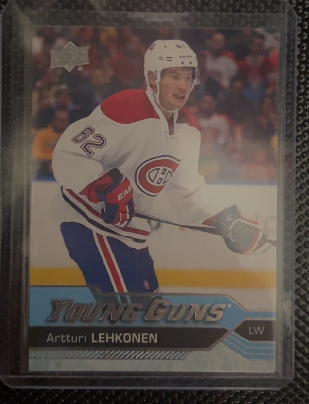 2016-17 Upper Deck #232 Artturi Lehkonen Young Guns — front