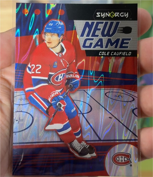 2024-25 Upper Deck Synergy New Game #NG-26 Cole Caufield — front
