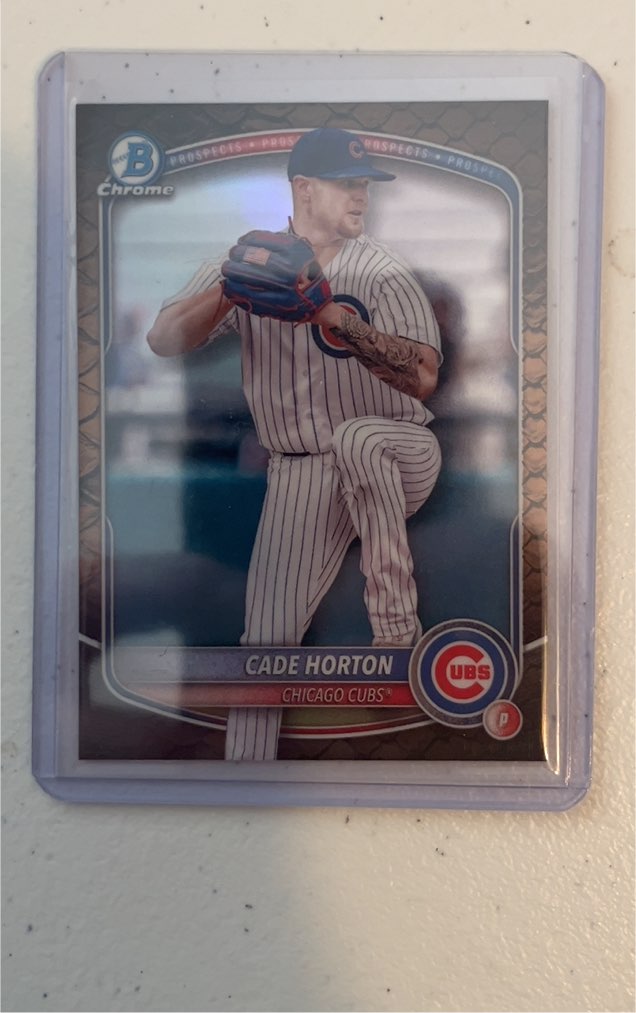 2025 Bowman Chrome #BCP-10 Cade Horton — front