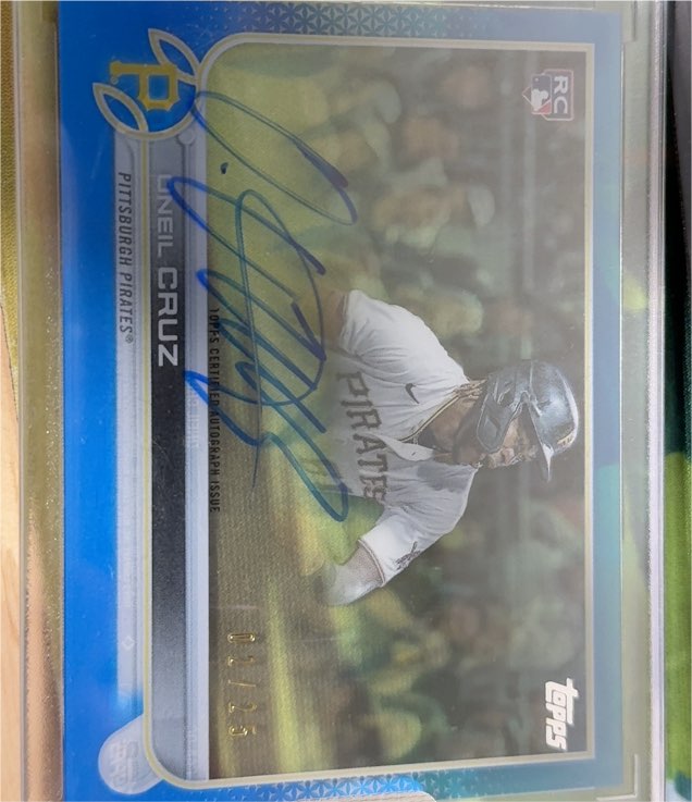 2022 Topps Update #US113 Oneil Cruz — front