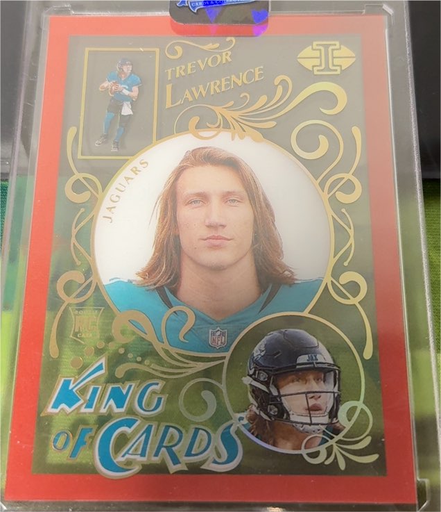 2021 Panini Illusions #KC-11 Trevor Lawrence King of Cards — front