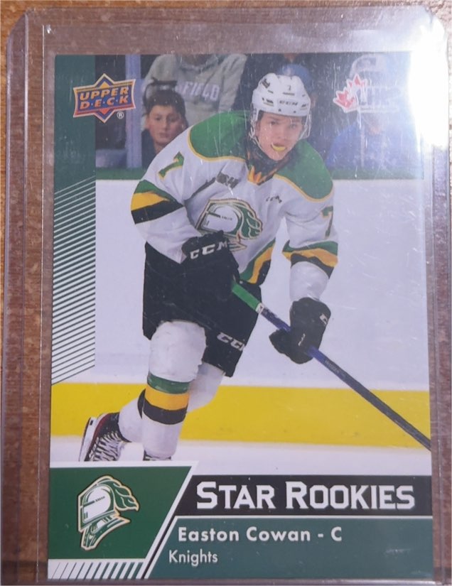 2023 Upper Deck CHL Fall Expo Star Rookies #379 Easton Cowan — front