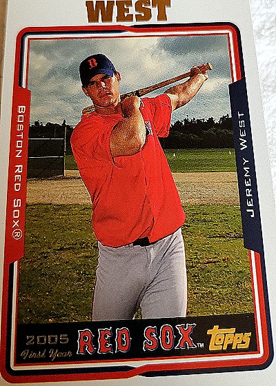 2005 Topps #305 Jeremy West — front